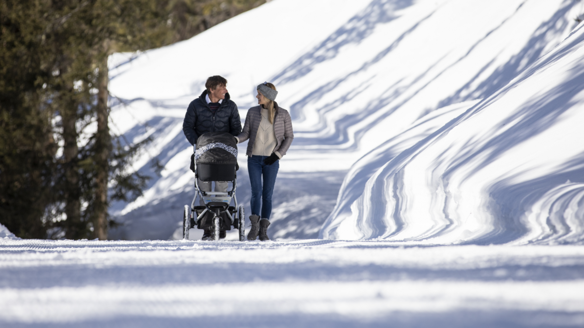 Winter hiking and tobogganing adventures